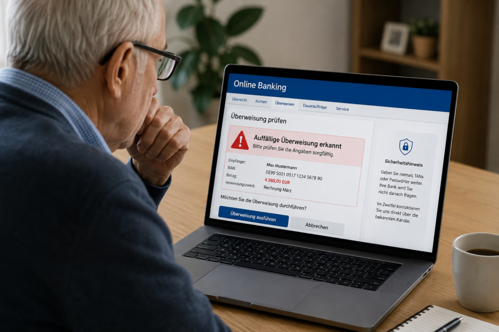Online-Banking-Betrug erkennen: So schützen Sie Ihr Konto